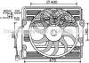 AVA QUALITY COOLING BW7527 Fan, radiator