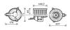 AVA QUALITY COOLING CN8511 Electric Motor, interior blower