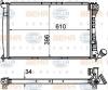 BEHR 8MK376716-501 (8MK376716501) Radiator, engine cooling