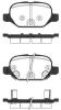 REMSA 25412 Brake Pad Set, disc brake