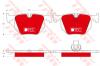 TRW GDB1530DTE Brake Pad Set, disc brake