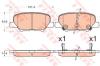 TRW GDB3583 Brake Pad Set, disc brake