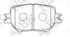 NiBK PN1550 Brake Pad Set, disc brake