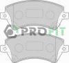 PROFIT 50001573 Brake Pad Set, disc brake