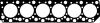 ELRING 005.100 (005100) Gasket, cylinder head