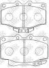 NiBK PN1350 Brake Pad Set, disc brake