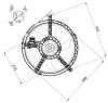 NRF 47508 Fan, radiator