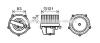 AVA QUALITY COOLING VW8345 Electric Motor, interior blower