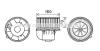 AVA QUALITY COOLING VW8354 Electric Motor, interior blower