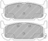 FERODO FDB1755 Brake Pad Set, disc brake