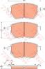 TRW GDB7700 Brake Pad Set, disc brake