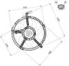 NRF 47509 Fan, radiator