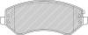 FERODO FDB1576 Brake Pad Set, disc brake