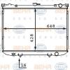 BEHR 8MK376707-561 (8MK376707561) Radiator, engine cooling