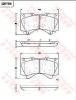 TRW GDB7763 Brake Pad Set, disc brake