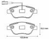 JURID 573170J Brake Pad Set, disc brake