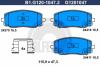 GALFER B1.G120-1047.2 (B1G12010472) Brake Pad Set, disc brake