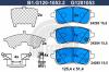 GALFER B1.G120-1053.2 (B1G12010532) Brake Pad Set, disc brake