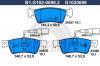 GALFER B1.G102-0698.2 (B1G10206982) Brake Pad Set, disc brake