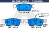 GALFER B1.G102-0699.2 (B1G10206992) Brake Pad Set, disc brake