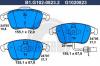 GALFER B1.G102-0823.2 (B1G10208232) Brake Pad Set, disc brake