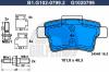 GALFER B1.G102-0799.2 (B1G10207992) Brake Pad Set, disc brake