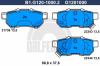 GALFER B1.G120-1000.2 (B1G12010002) Brake Pad Set, disc brake