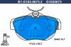 GALFER B1.G102-0675.2 (B1G10206752) Brake Pad Set, disc brake