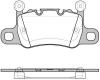 REMSA 1598.10 (159810) Brake Pad Set, disc brake