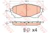 TRW GDB3580 Brake Pad Set, disc brake