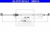 ATE 24.3727-0314.2 (24372703142) Cable, parking brake