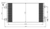 NRF 35485 Condenser, air conditioning