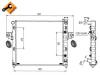 NRF 58113 Radiator, engine cooling