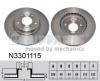 NIPPARTS N3301115 Brake Disc