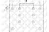 STELLOX 85-01012-SX (8501012SX) Brake Lining Kit, drum brake