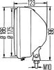 HELLA 1A7003099-011 (1A7003099011) Headlight