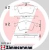 ZIMMERMANN 25212.160.1 (252121601) Brake Pad Set, disc brake