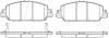 REMSA 1548.02 (154802) Brake Pad Set, disc brake