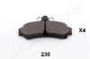JAPANPARTS PP-230AF (PP230AF) Brake Pad Set, disc brake