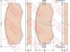 TRW GDB1016 Brake Pad Set, disc brake