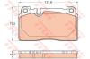 TRW GDB2022 Brake Pad Set, disc brake