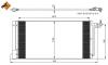 NRF 350051 Condenser, air conditioning