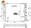 NRF 514782 Radiator, engine cooling