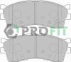 PROFIT 50001602 Brake Pad Set, disc brake