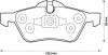 JURID 571992J Brake Pad Set, disc brake