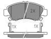 MEYLE 0252169715/W (0252169715W) Brake Pad Set, disc brake
