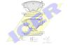 ICER 182161 Brake Pad Set, disc brake
