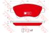 TRW GDB1552DTE Brake Pad Set, disc brake