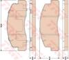 TRW GDB3027 Brake Pad Set, disc brake