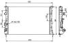 NRF 58025 Radiator, engine cooling
